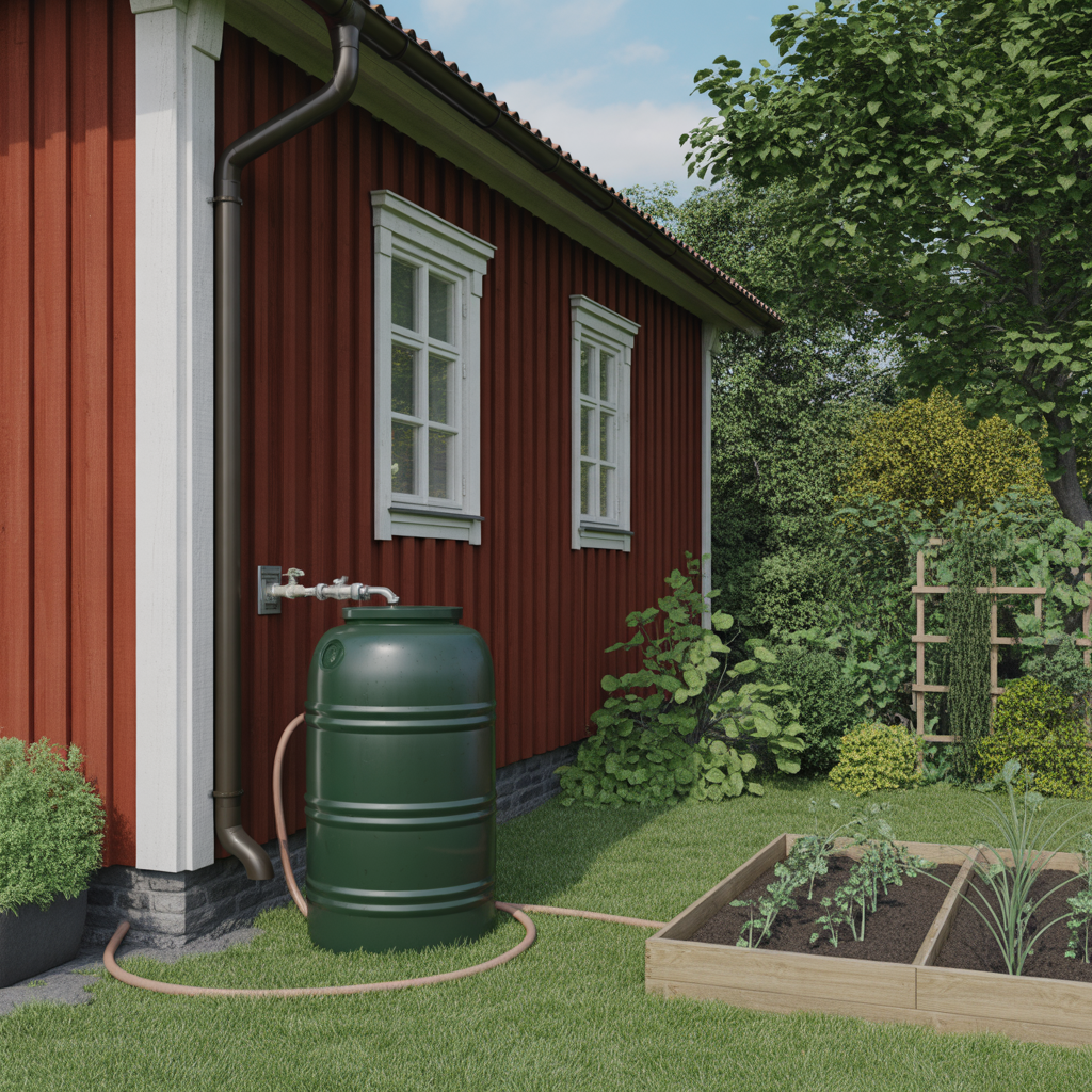 11.Hur du installerar ett regnvattensystem for tradgardsbevattning