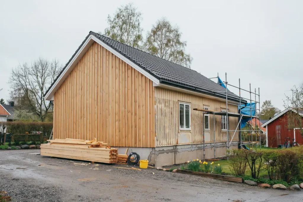 byta fasad p huset materialval kostnad och tecken p att det r dags